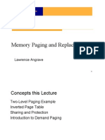 Memory Paging and Replacement: Lawrence Angrave