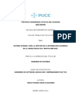 Anteproyecto Sistema Academico