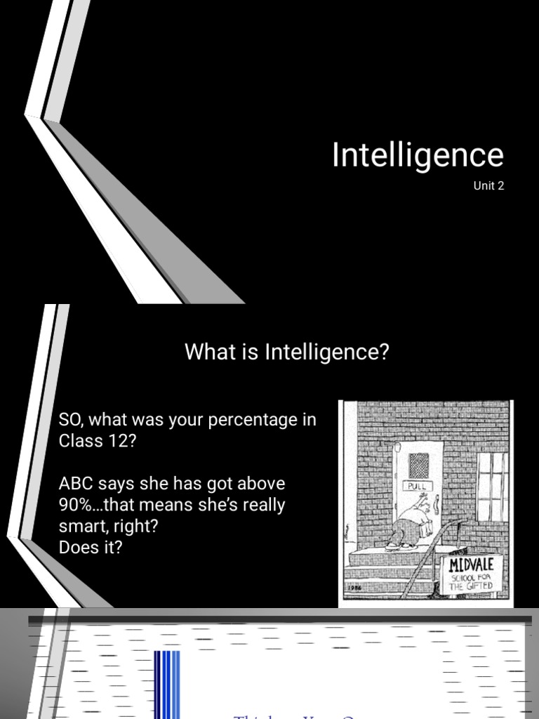 Understanding Intelligence An Exploration Of Theories Tests
