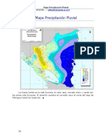 Mapa precipitación pluvial de Nicaragua