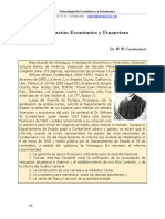 Investigación Económica y Financiera de Nicaragua. Dr. W. Cumberland