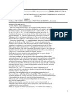 Rechazo A Los Anestesiólogos Sobre La Inconstitucionalida de La Emergencia en Mendoza