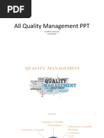 ALL Quality Management PPT For MBA