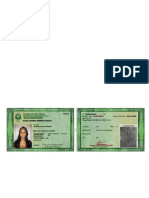 Carteira de Identidade - Documento de Identificação