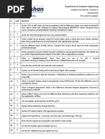 Department of Computer Engineering: Sr. Unit Question