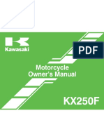 2012 KX250F Owners Manual