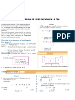 Ubicación de Un Elemento en La TPA para Primer Grado de Secundaria