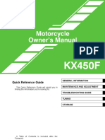 2013 KX450F Owners Manual