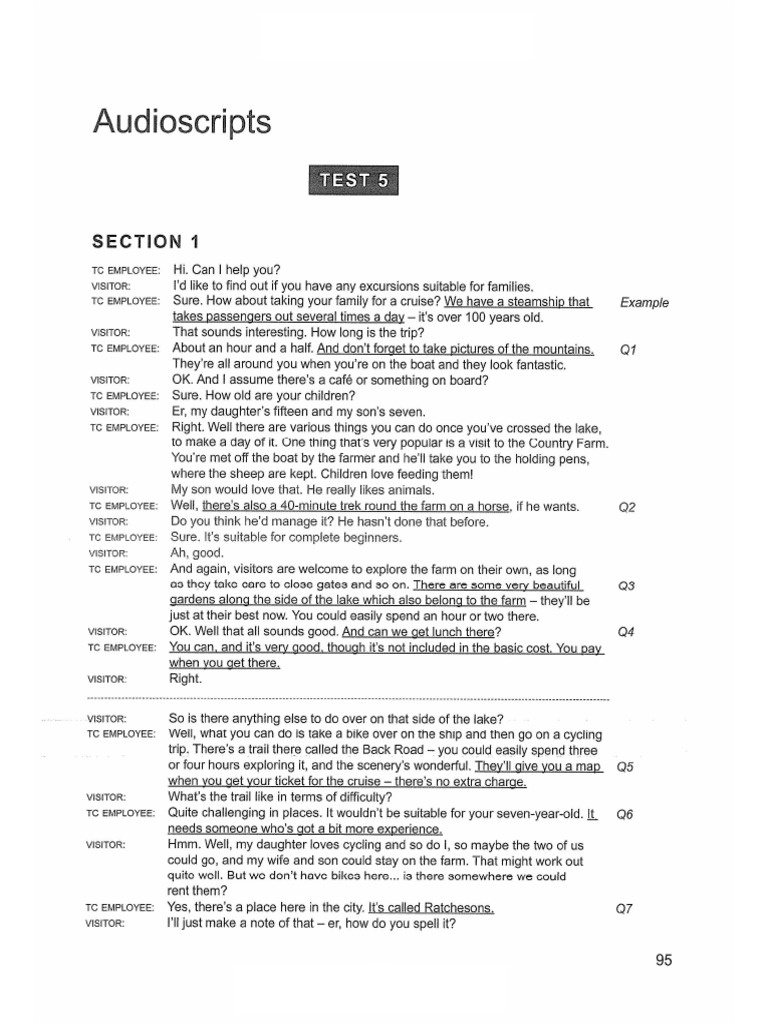 Advance Cam 12 Audio Script | PDF