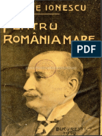 Pentru Romania-Mare. Discursuri Din Război 1915-1917