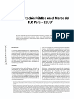 La Contratación Pública en El Marco Del TLC Perú-EEUU : Mario Arteaga Zegarra