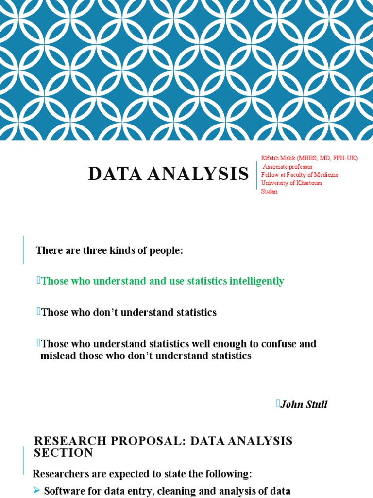 Statistical Analysis in Research Proposals | PDF | Statistics | Student ...