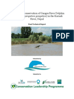 Nepal - FinalReport - Ecology and Conservation of Ganges River Dolphin in Karnali - 21sept15