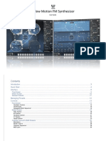 Flow Motion FM Synthesizer: User Guide