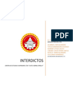 Interdictos civiles: tipos, semejanzas, diferencias y objetivos