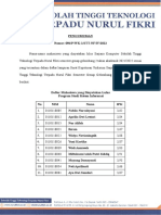 Pengumuman Lulusan Semester Genap 2021-2022 Gelombang 2