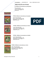 Bibliografia de Futbol (Con Foto de Portada PDF