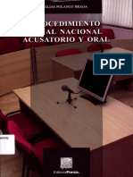 Elías Polanco Braga. Procedimiento penal nacional acusatorio y oral