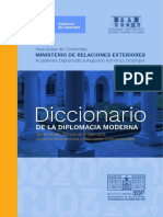 Diccionario de La Diplomacia Moderna