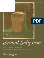 Sexual Solipsism Philosophical Essays on Pornography and Objectification by Langton, Rae (Z-lib.org) (1)