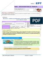 Iii Experiencia de Aprendizaje - Act 1 - 4° Grado - Sem 1