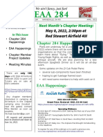 Next Month's Chapter Meeting:: May 8, 2022, 2:30pm at Red Stewart Airfield 40I