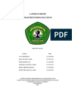 Laporan Praktikum Pembelahan Sel Periode Mitosis