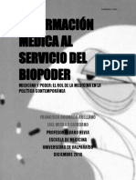 La Formación Médica Al Servicio Del Biopoder