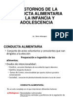 Trastornos de La Conducta Alimentaria en La Infancia