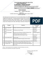 Agenda Kegiatan Akhir Semester Ganjil Tahun Pelajaran 2021 2022