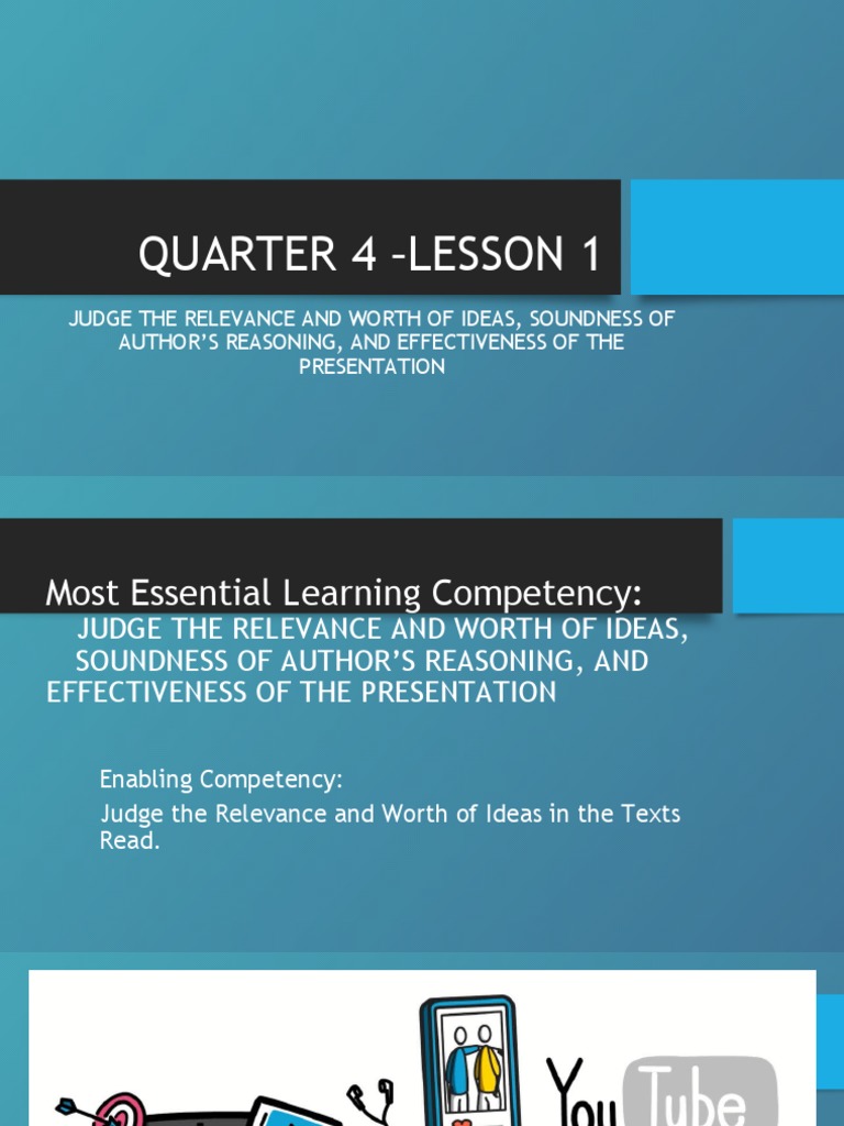 Evaluate Ideas and Reasoning Effectively | PDF | Career & Growth ...