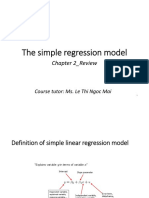 Review 2 - The Simple Regression Model