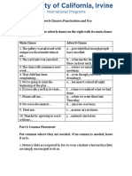 Adverb Clauses - Punctuation and Use