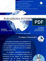 Paradigma Interpretativo