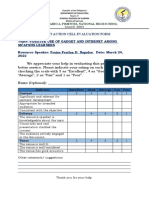 plac evaluation form