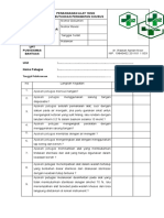 Daftar Tilik Penanganan Alat Yang Membutuhkan Perawatan Khusus