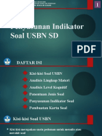 Penyusunan Indikator Soal USBN