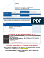 Solicitud de Apostilla: Departamento de Autenticacion Y Legalizacion