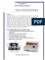 Experiment (1) Spectrophotometer The Objective