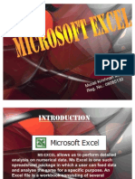 An Overview of MS EXCEL