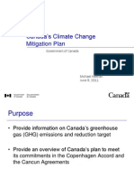 Canada's Climate Change Mitigation Plan