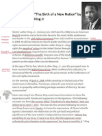 The Birth of A New Nation - Excerpts MLK