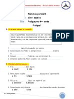 French Reviw Sheets Examen Final 2021-2022 Gr. 4