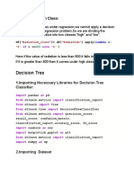 Decision Tree: Adding Radiation Class