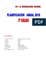 Planificacion 5º Grado