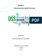 Modul Sistem Penunjang Keputusan