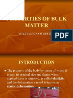 Properties of Bulk Matter