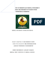 A Comparitive Study of Friedewald Formula With Direct LDL Cholesterol Measurement in Patients With Hypertriglyceridemia