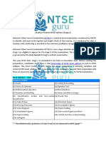 Madhya Pradesh NTSE Syllabus (Stage I)