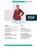 Helena - Blouse: Materials Sizes